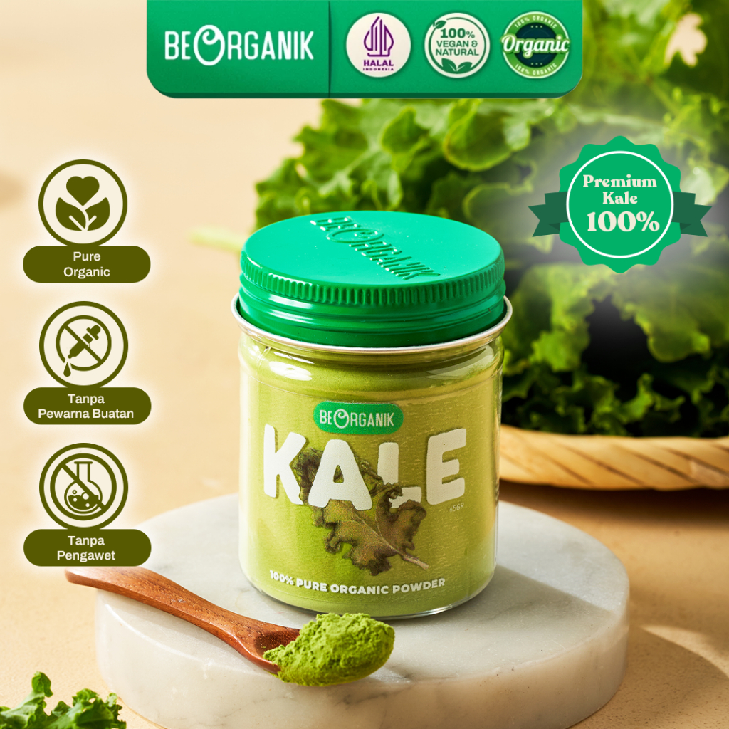 Jual BEORGANIK KALE POWDER / SAYUR KALE BUBUK 65GR | Shopee Indonesia