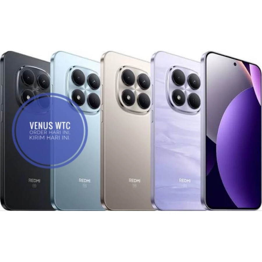 Redmi Note 15 Pro 5G dalam varian warna Mist Purple dan Black