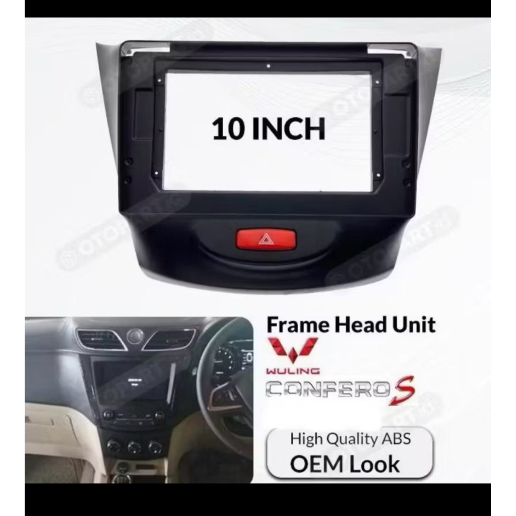 Jual frame android soket 10inch Wuling confero list tv mobil headunit ...