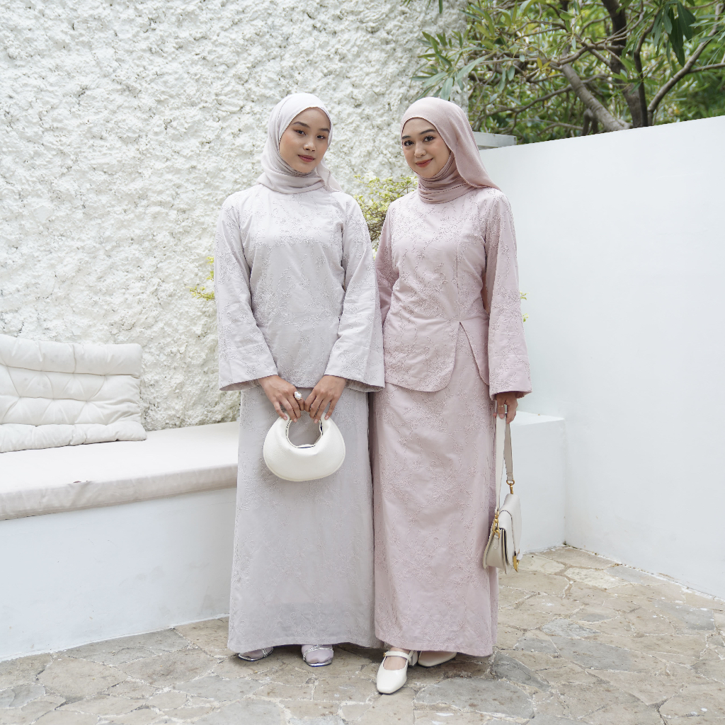 Jual COTTONARY Dilara One Set | Set Atasan Rok Hari Raya Wanita ...