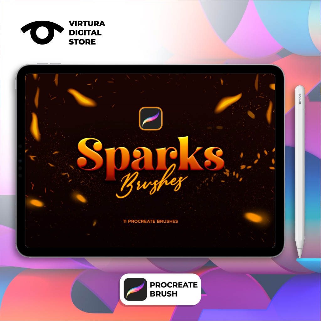 Jual Procreate Brush Sparks Brushes PB00203 | Shopee Indonesia