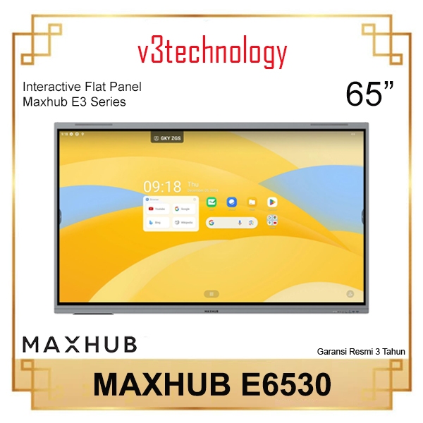 Jual Maxhub E6530 Interactive Flat Panel | 65 inch - E3 Series | Shopee ...