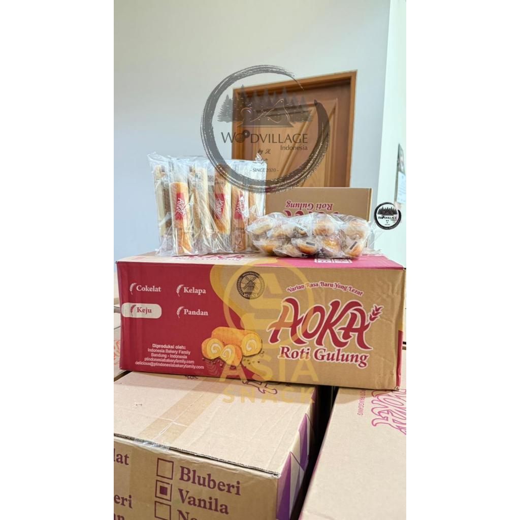 Jual Aoka Gulung Mini / Roti Aoka isi 120 pcs | Shopee Indonesia
