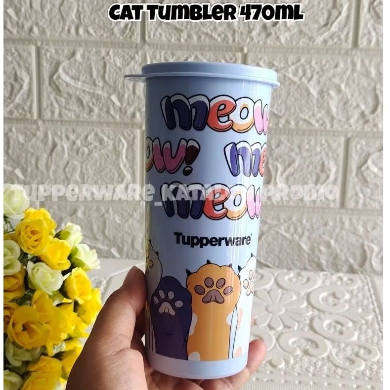 Jual TUMBLER TUPPERWARE /Cat dan Bear Tumbler | Shopee Indonesia