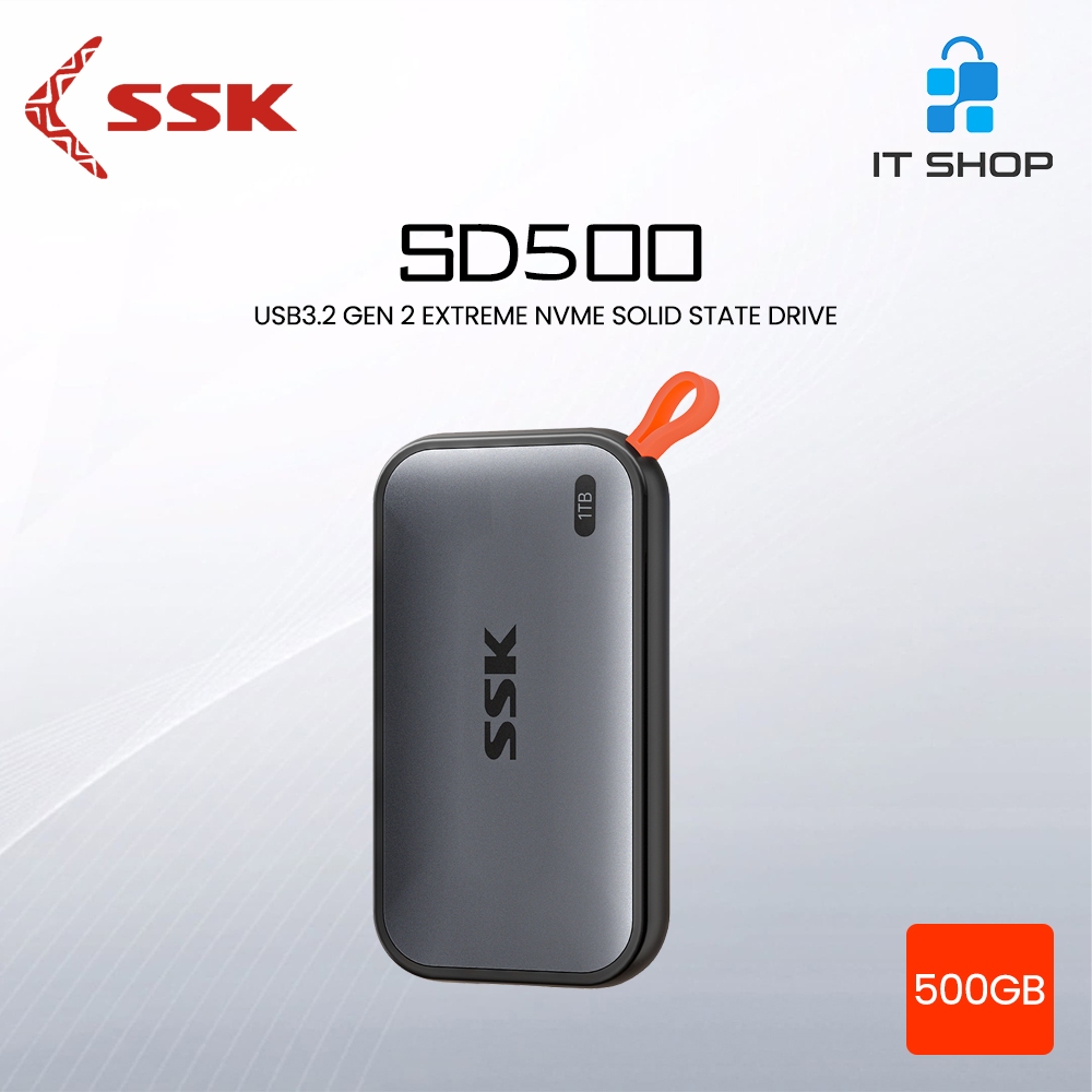 Jual SSK SD500 External SSD Portable USB 3.2 Gen2 500GB | Shopee Indonesia