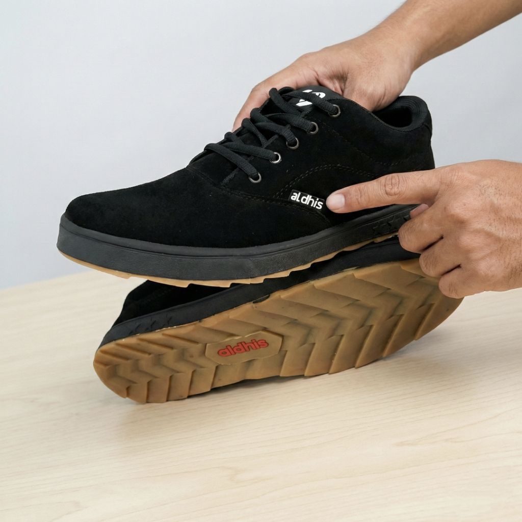 Jual Sepatu Kets Pria Hitam Terlengkap & Harga Terbaru Juli 2026 ...
