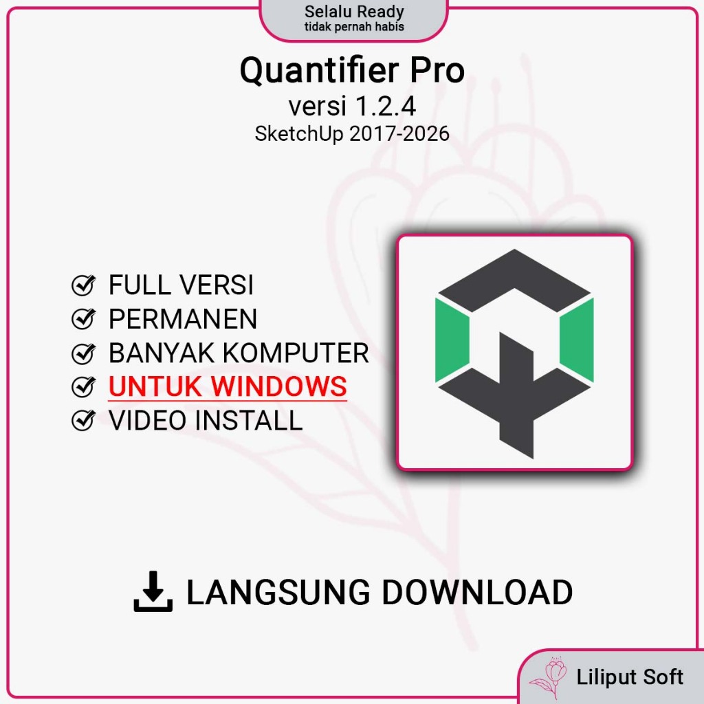 Jual Quantifier Pro v1.2.4 Plugin SketchUp Full Versi | Shopee Indonesia