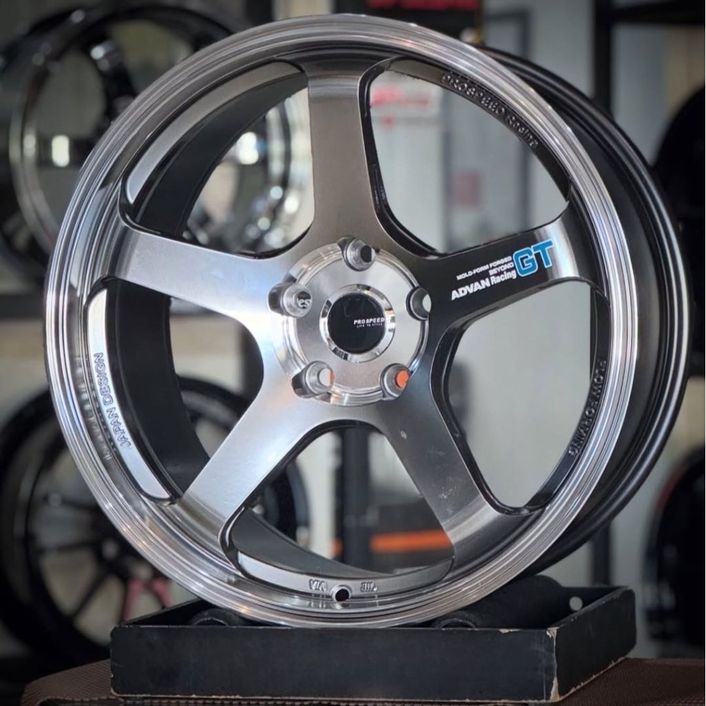 Jual velg racing ring 18 lebar 9,5 ADVAN GT R18 FLOW FORMING velg mobil ...