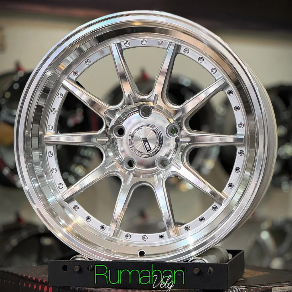 Jual velg racing ssr gtx FULL MIRROR ring 18 lebar 9,5 pcd 5x114,3 velg ...