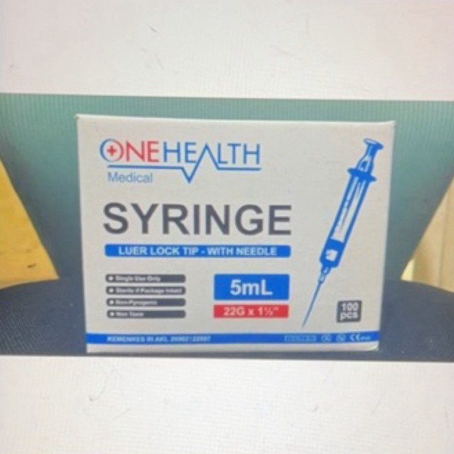 Jual spoit 5ml 5cc one health (box) | Shopee Indonesia