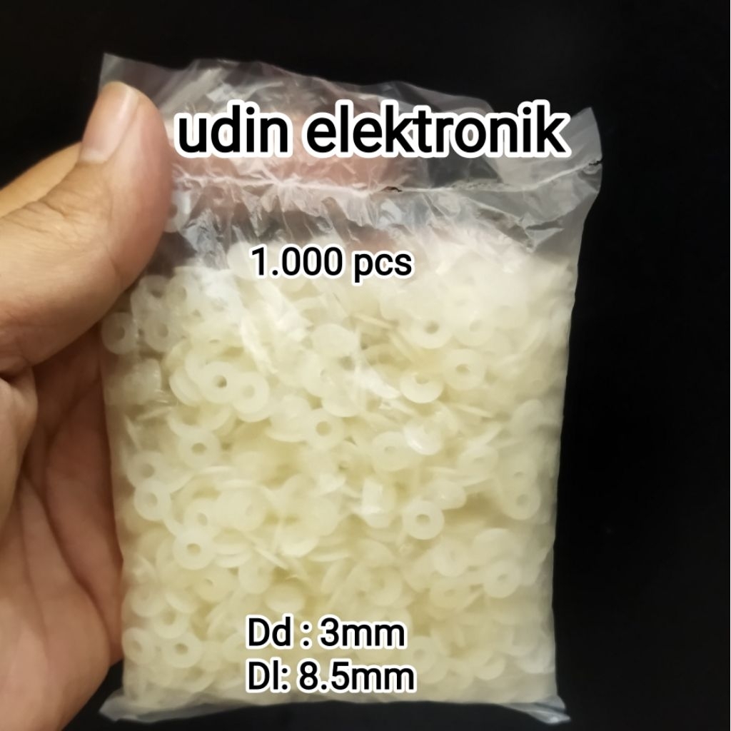 Jual 1000pcs bushing isolator waser kancing tr transistor mata itik to ...