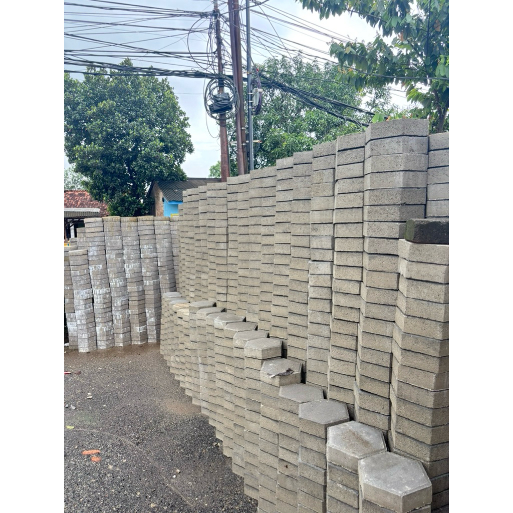 Jual paving block , conblock , konblok , hexagon , segi enam 6cm k 250 ...