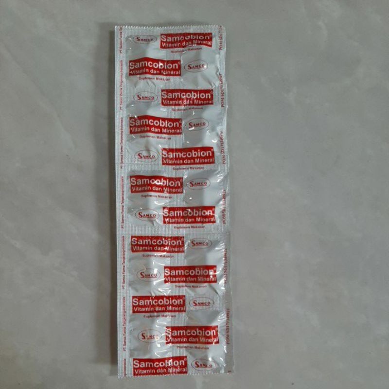Jual Samcobion Kapsul 10 Tablet - Suplemen Zat Besi untuk Membantu ...