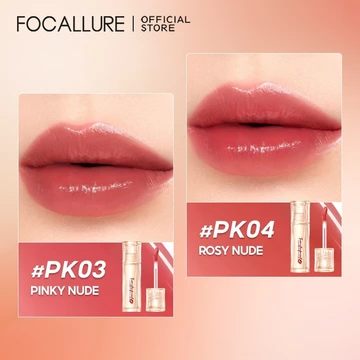NEW SHADE FOCALLURE Lip Tint Super Glazed Shine 16H Moisturizing Lightweight Lip Glossy