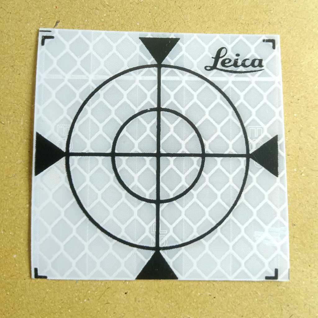 Jual Survey Reflector Sheet 70x70mm – Putih / Reflective Tape / Prisma ...