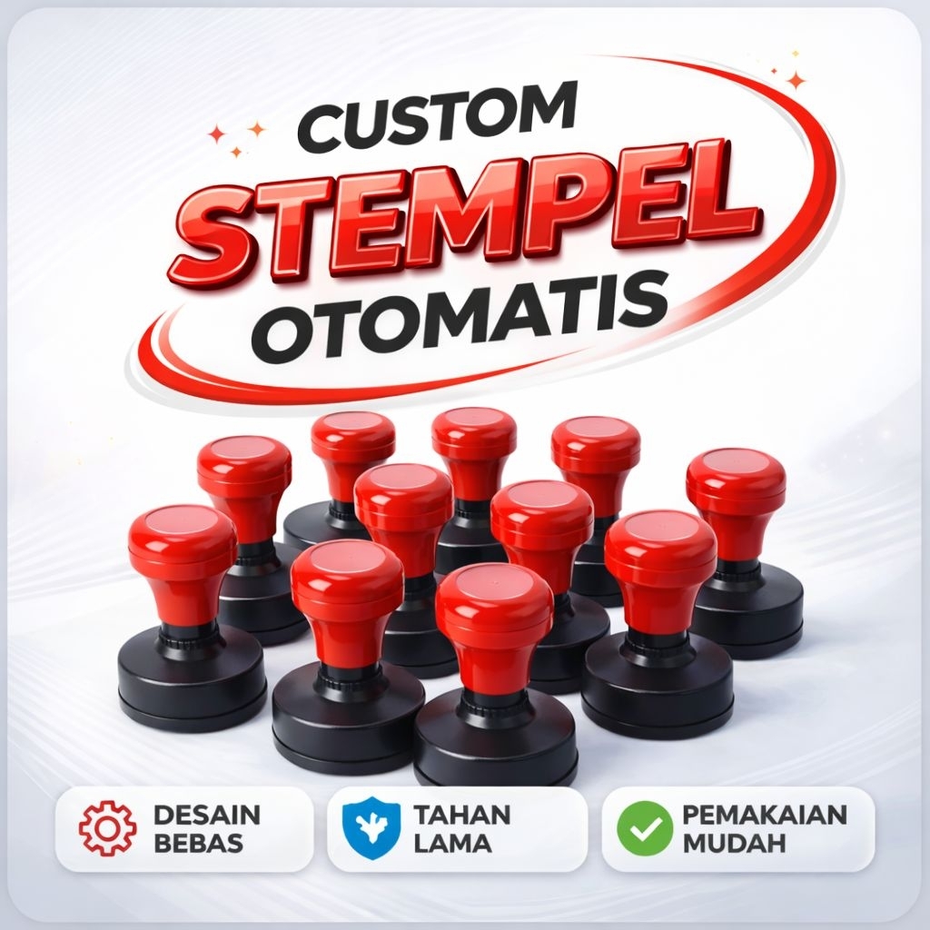 Jual Stempel Custom, Stempel Otomatis, Stempel Toko, Praktis Tinta Isi ...