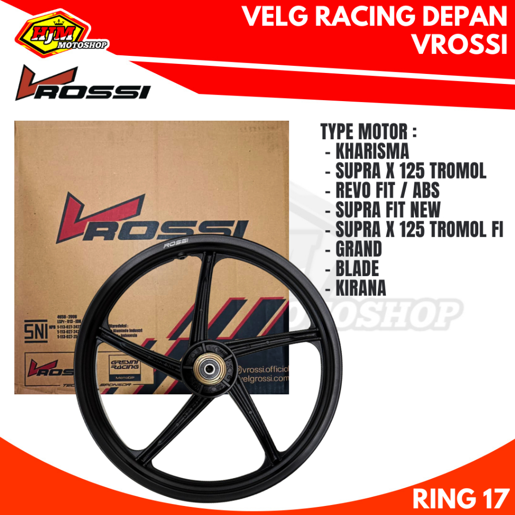 Jual VELG RACING DEPAN KARISMA / SUPRA X 125 TROMOL / SUPRA FIT / REVO ...