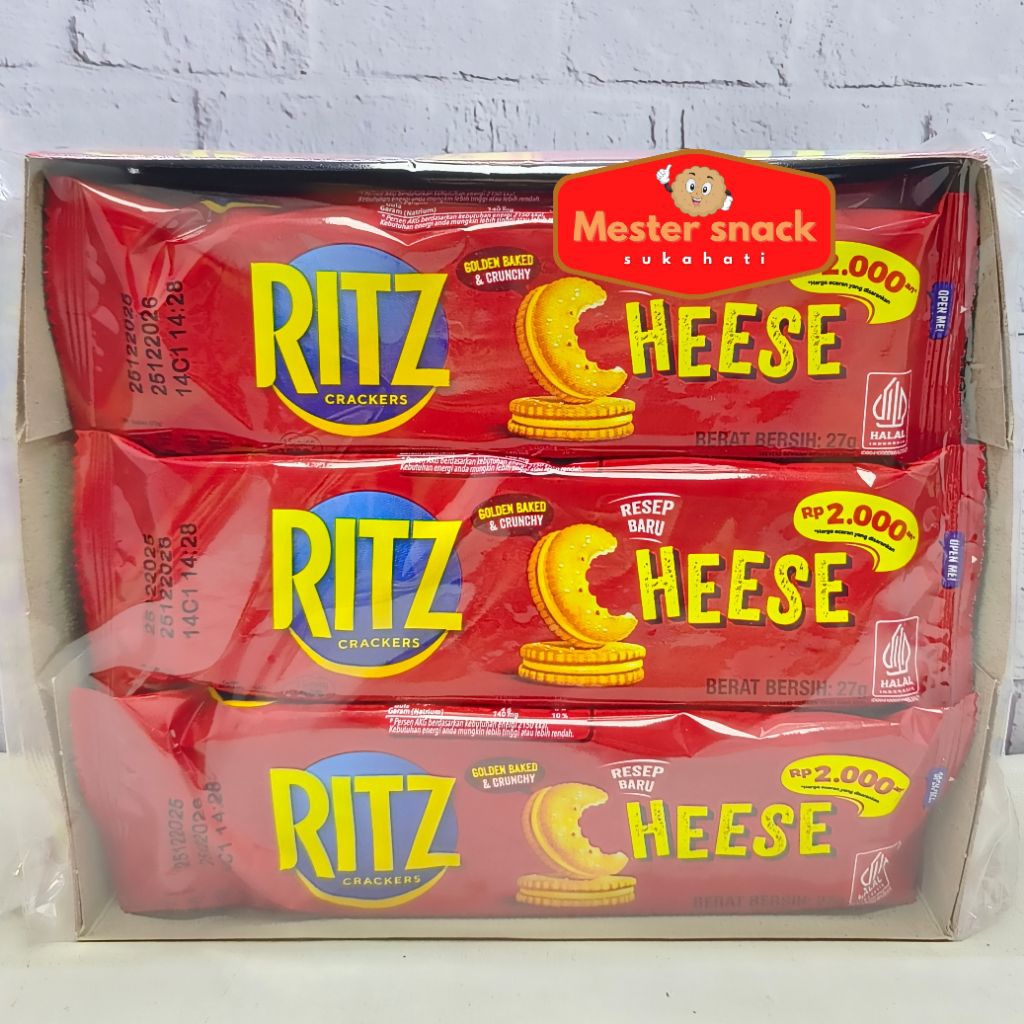 Jual Ritz Cheese | Biskuit Keju | Biskuit Ritz | Shopee Indonesia