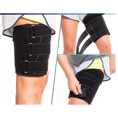 Jual Pelurus Paha Backslab Neoprene 4 Plat Besi S M L XL Hitam Penahan ...