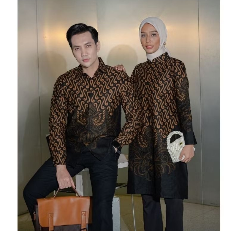 Batik Pasangan Motif Gayatri Tunik Kemeja Slimfit 4