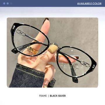 Genius Maiden Kacamata Cat Eye Minus Lensa Anti Radiasi Blueray Photocromic Bluecromic Bahan TR