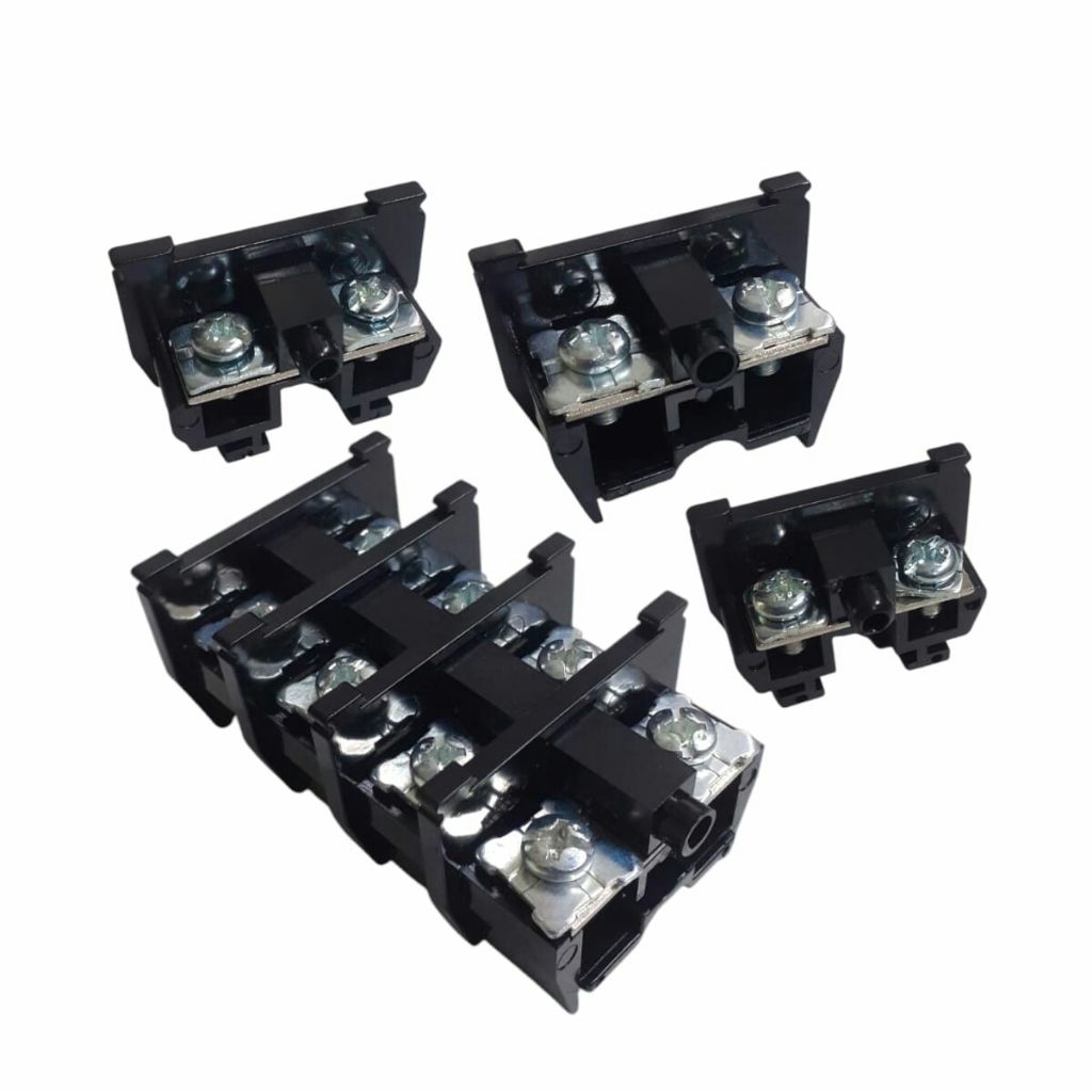 Jual Terminal Blok Kabel 100A TBR-100 Terminal Block Hitam (Model TEND ...