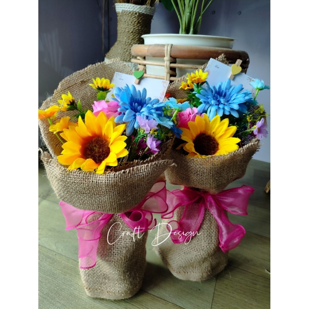 Jual Buket Bunga Thumbelina Ukuran Small 25 x 40 cm | Shopee Indonesia