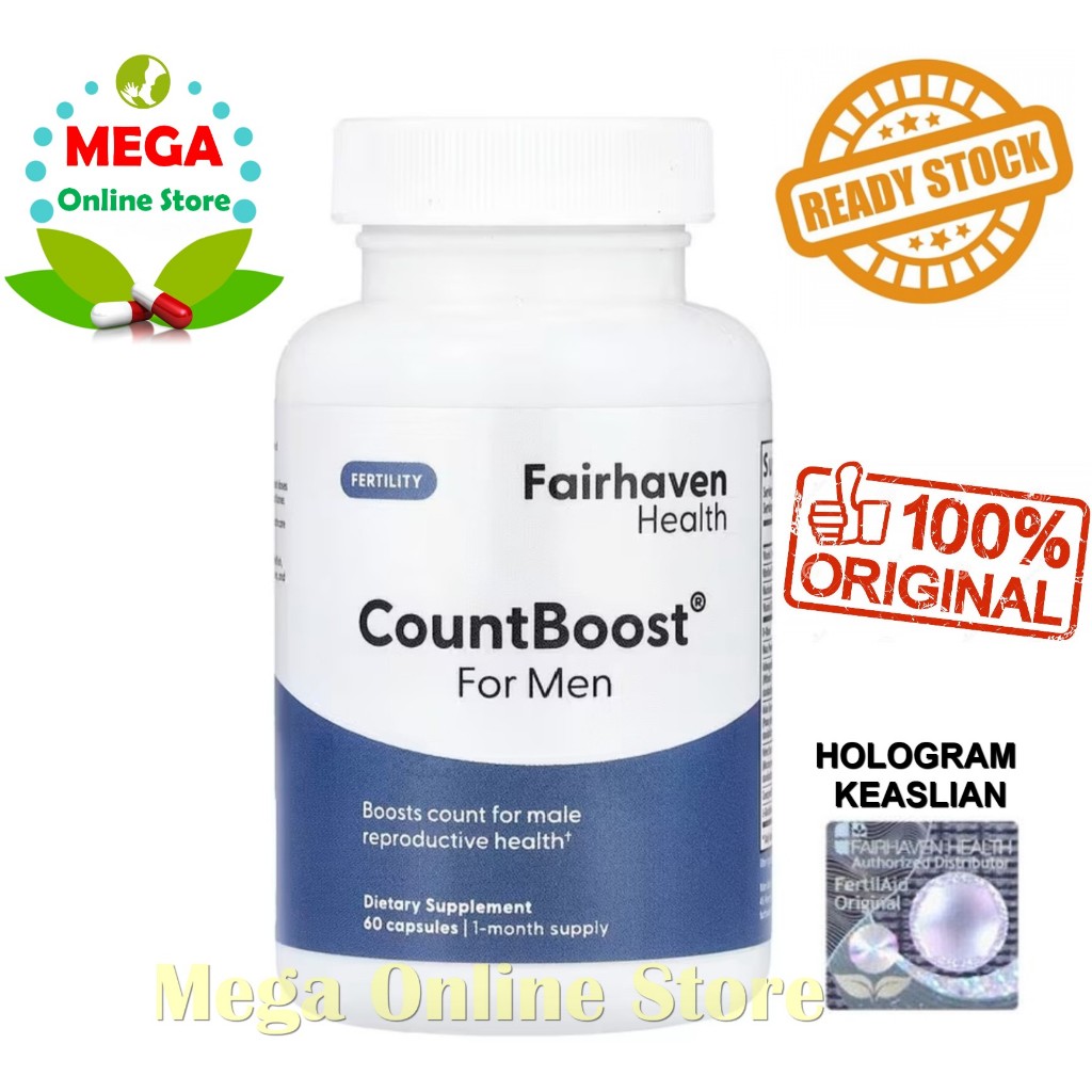 Jual COUNTBOOST FOR MEN - 60 KAPSUL (UTK MEMPERBANYAK JUMLAH SPERMA ...