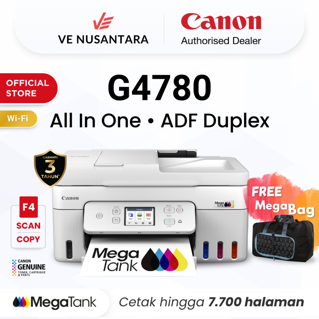 Jual Printer F4 Canon G4780 - Ink Tank ADF Duplex All In One Wifi MacOS ...