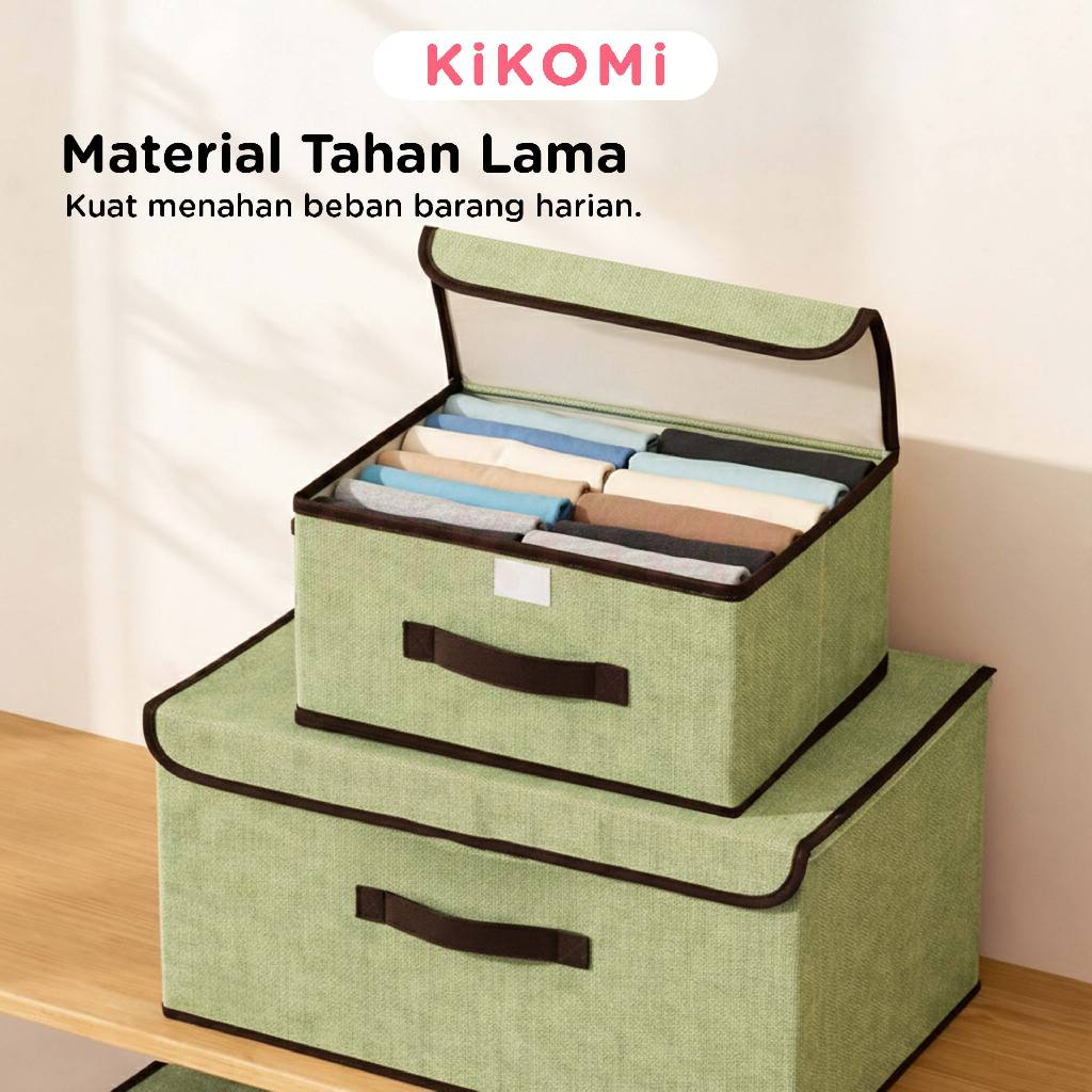 Jual STORAGE BOX 2 IN 1 KOTAK TEMPAT PENYIMPANAN PAKAIAN LIPAT ...