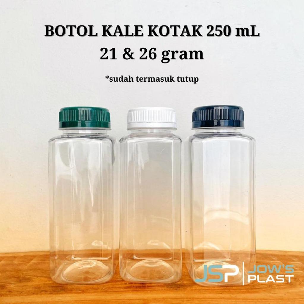 Jual Botol Kale KOTAK 250 ml | Isi 50 pcs | Botol PET Kale Kick 250 mL ...