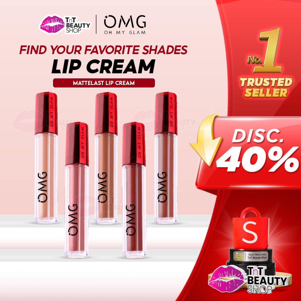 OMG Oh My Glam mattelast lip cream 2.9g  | TnT Beauty Shop