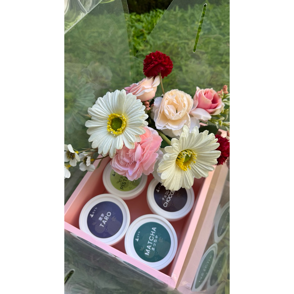 KYN Flower Gelato Bouquet | Hampers Buket Bunga Gelato | Ready Stock - foto 6