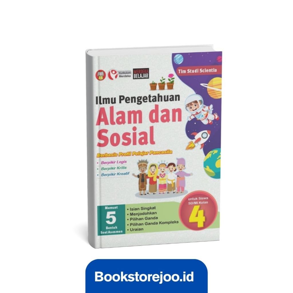 Jual Ilmu Pengetahuan Alam dan Sosial Untuk SD/MI Kelas 4 Kurikulum ...