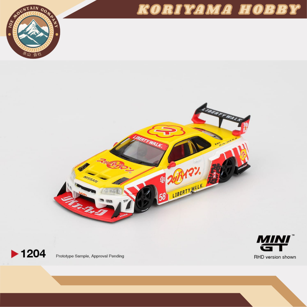 限定 LBWK Mini GT JETFIGHTER日産ER34 + ケース付き 限定 LBWK Mini GT JETFIGHTER日産ER34 + ケース付き MINI GT NISSAN