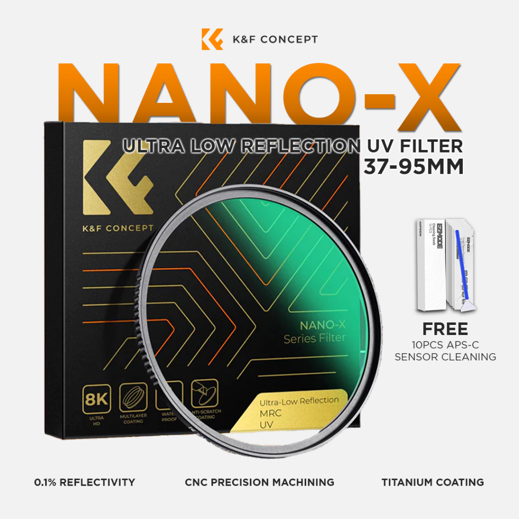 Jual KNF Concept Lens Filter Nano-X Ultra Low Reflection UV Filter K&F ...