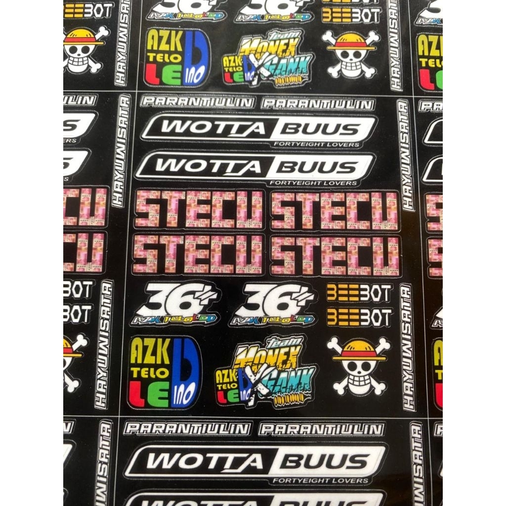 Jual STIKER CUTTING KACA STECU MINIATUR BUS RKC | Shopee Indonesia