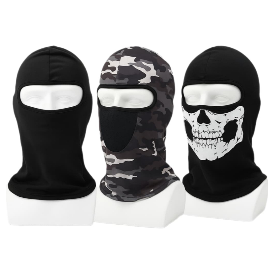 Jual Masker Baf Ninja Full Face Balaclava Baff Motor Hitam Polos ...