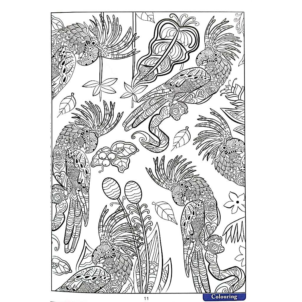 Jual [Mind to Mind] 4 in 1 Easing Off Colouring Book (Buku Mewarnai ...