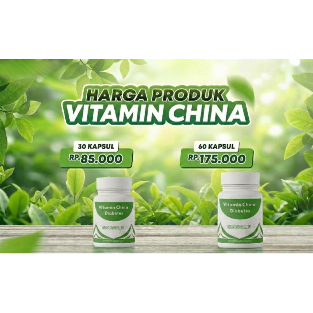 Vitamin China Diabetes Ori | Menyehatkan Pankreas Dan menurunkan Gula darah | MUI & BPOM