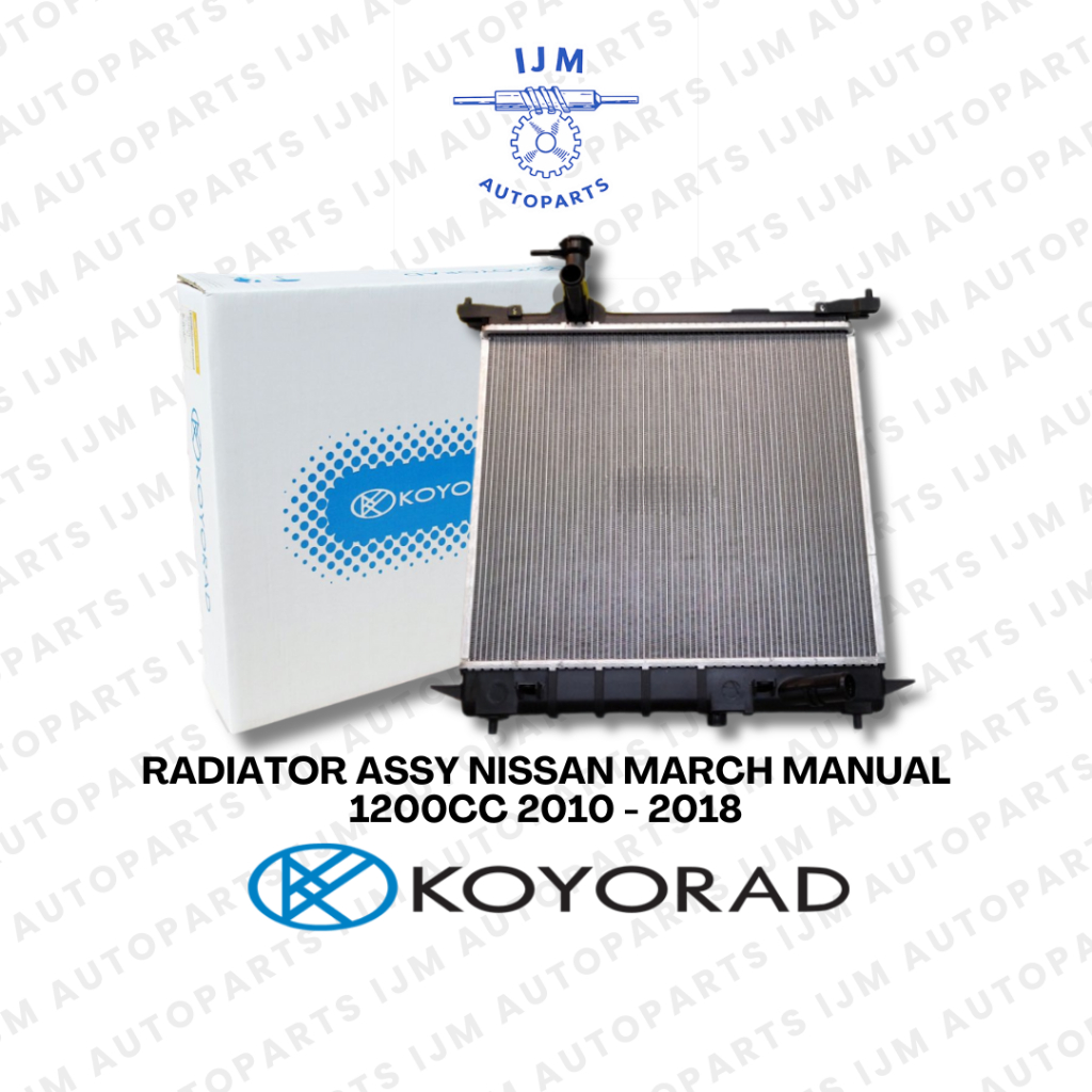 Jual Radiator Assy Nissan March Manual 1200CC 2010 - 2018 Koyorad ...