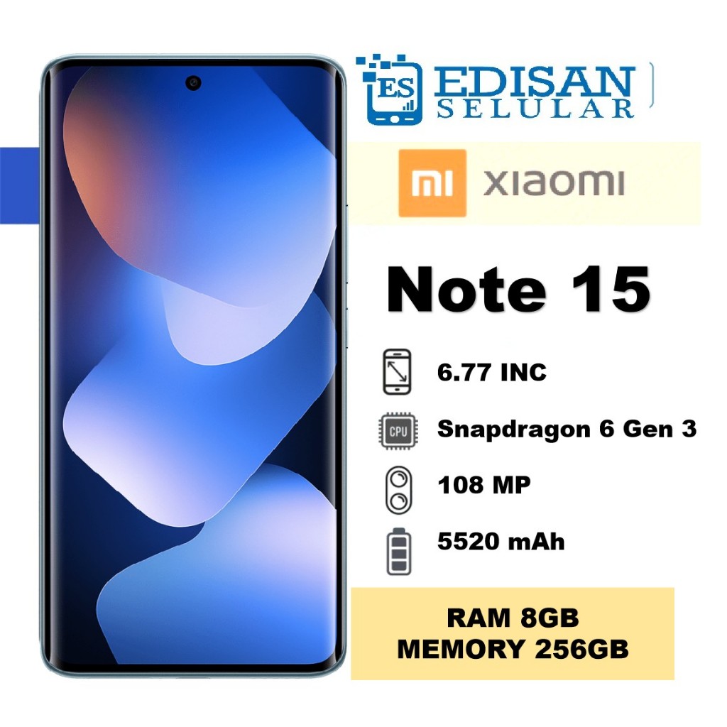 Xiaomi Note 15 [8/128GB] [8/256GB] GARANSI RESMI