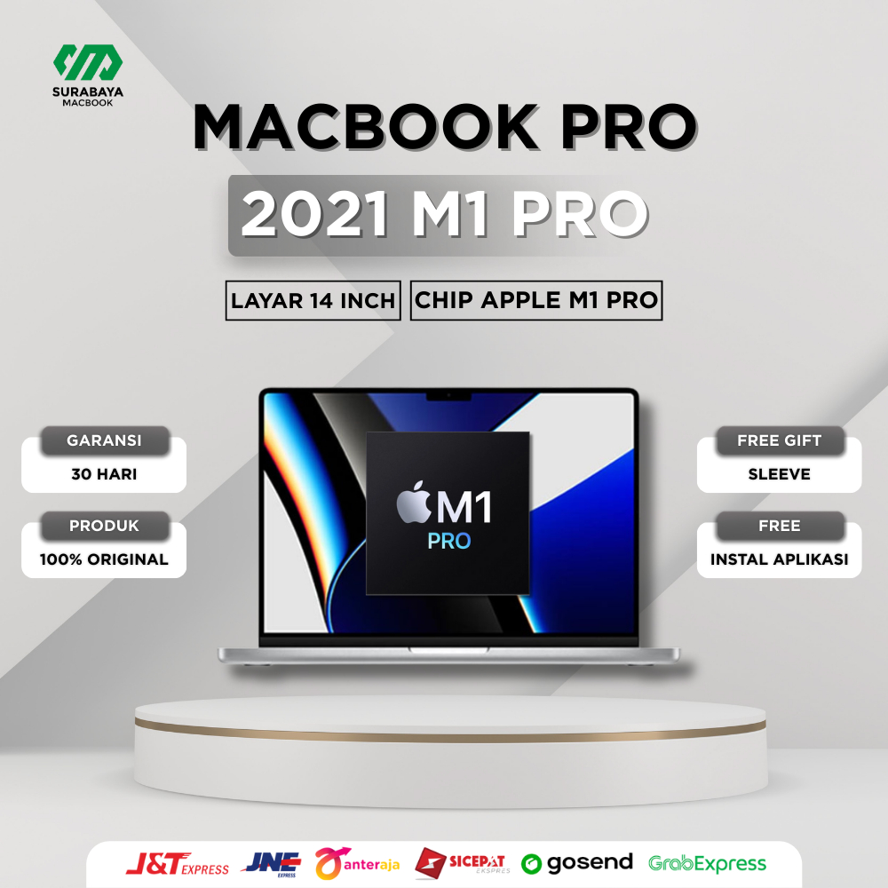 Jual Macbook Pro 2021 14 inch | Chip M1 Pro | Ram 16GB - 32GB | SSD ...