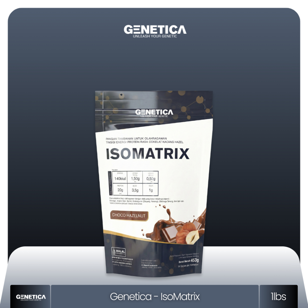 Jual Genetica Isomatrix 1 Lbs Protein Isolate Matrix | Shopee Indonesia
