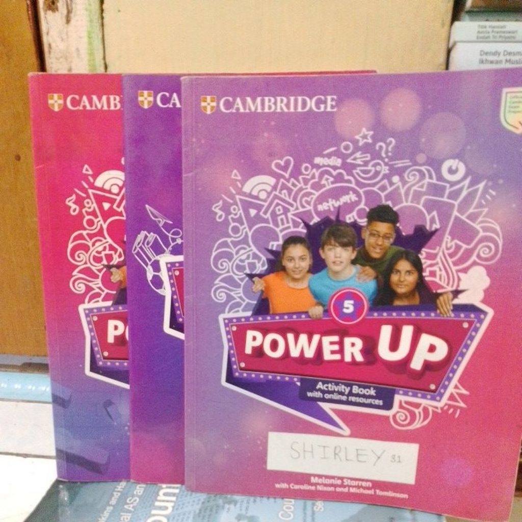 Jual power up 5 textbook workbook home buklet | Shopee Indonesia