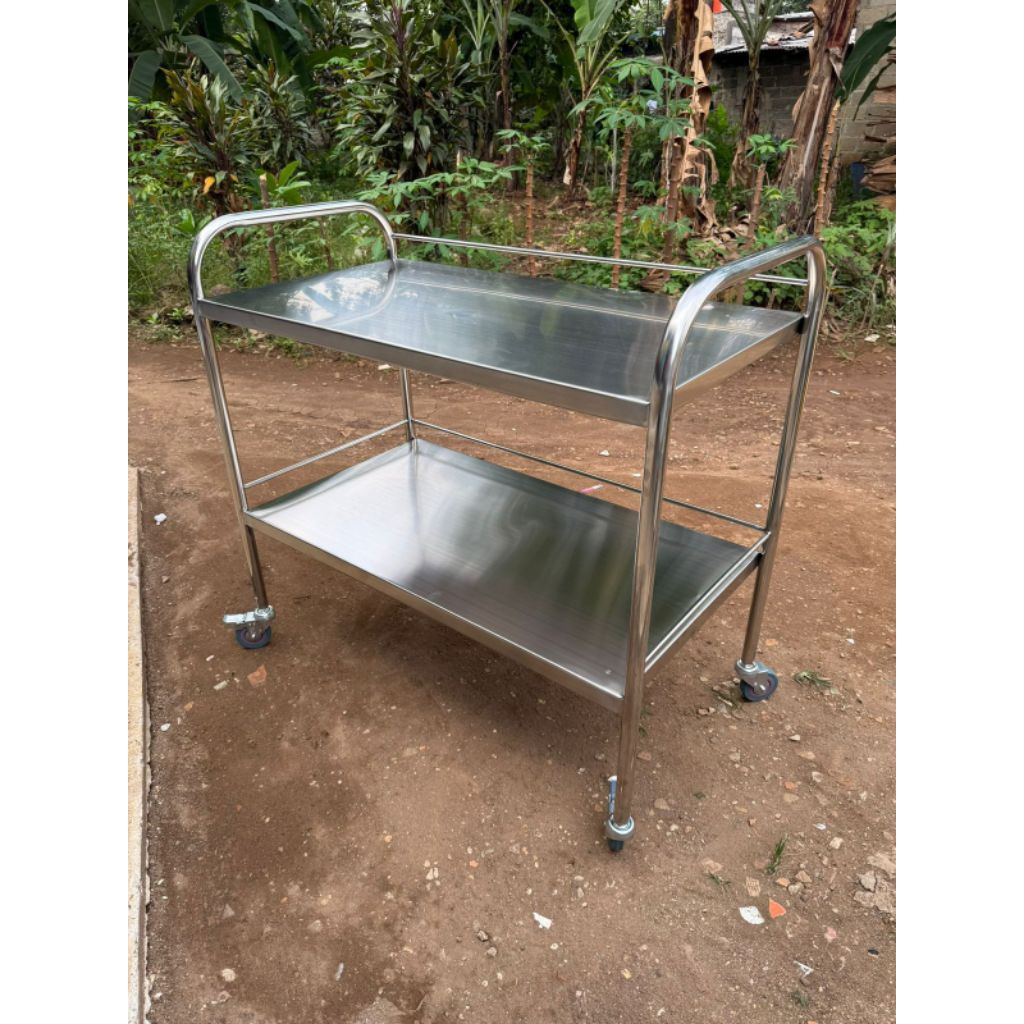 Jual TROLLY MBG STAINLESS STEEL || TROLLY INSTRUMEN SHAP STAINLESS ...