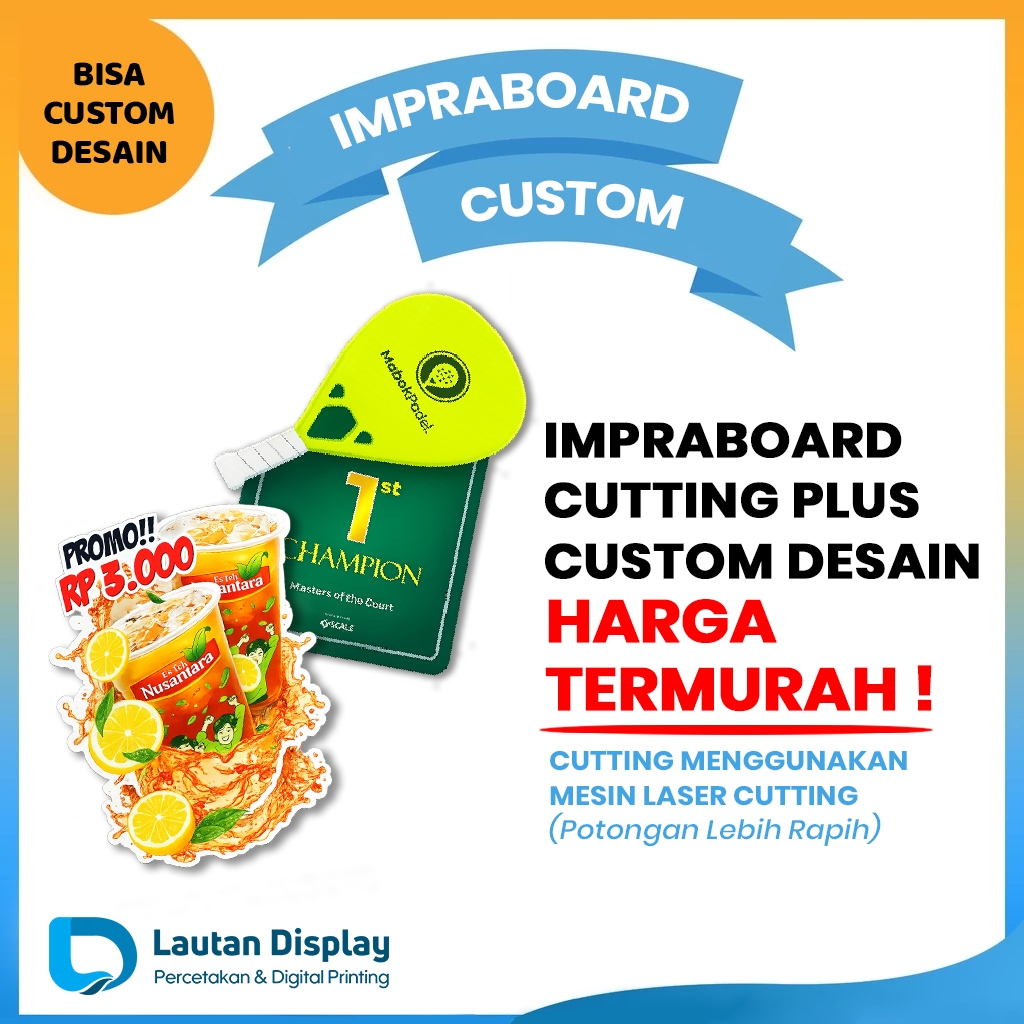 Jual Cetak Cutting Impraboard / Polifoam Custom Bentuk Ukuran | Cetak ...