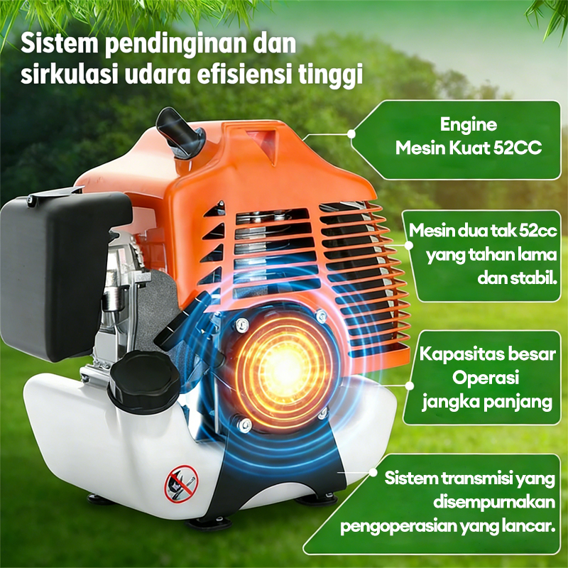Jual Reaim Mesin Potong Rumput 4 Tak 52cc Arit Rumput Mesin Rumput Alat ...