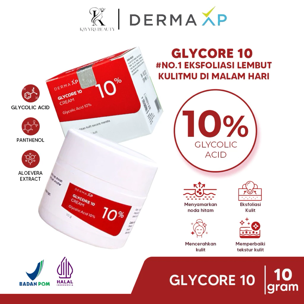 DERMA XP Glycore Cream 10% - Astarani Glow ビューティーケア
