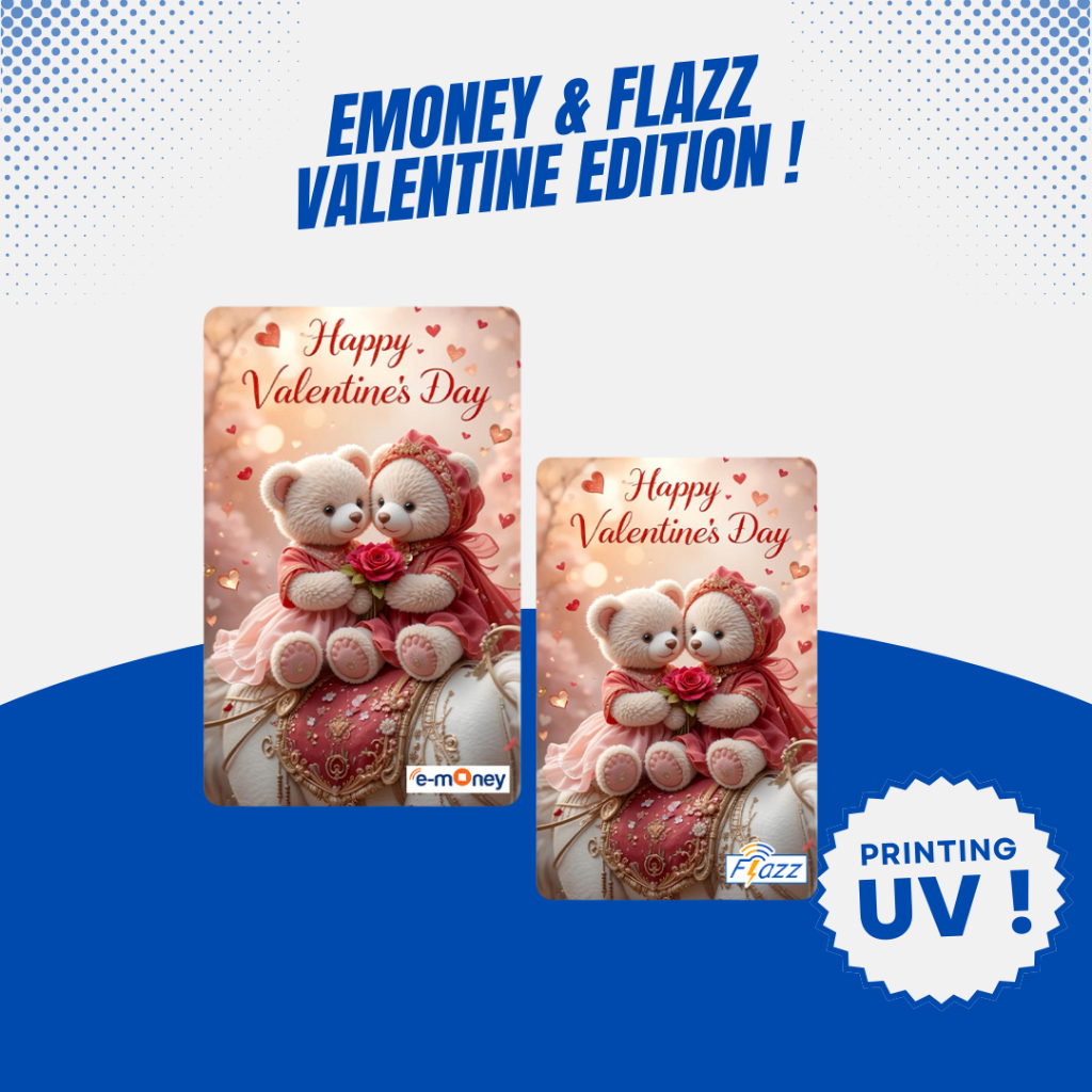 Jual Kartu Emoney E-Money Flazz Valentine Support NFC Busway ...